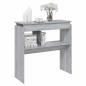 Preview: Konsolentisch Grau Sonoma 80x30x80 cm Holzwerkstoff