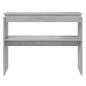 Preview: Konsolentisch Grau Sonoma 102x30x80 cm Holzwerkstoff
