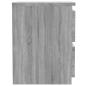Preview: Nachttische 2 Stk. Grau Sonoma 30×30×40 cm Holzwerkstoff