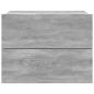 Preview: Nachttische 2 Stk. Grau Sonoma 40x30x30 cm Holzwerkstoff