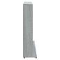 Preview: CD-Regal Grau Sonoma 100x23x89,5 cm Holzwerkstoff