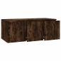 Preview: TV-Schrank Räuchereiche 80x34x30 cm Holzwerkstoff