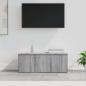 Preview: ARDEBO.de - TV-Schrank Grau Sonoma 80x34x30 cm Holzwerkstoff
