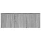 Preview: TV-Schrank Grau Sonoma 80x34x30 cm Holzwerkstoff