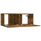 Preview: TV-Schrank Räuchereiche 80x30x30 cm Holzwerkstoff