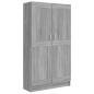 Preview: Bücherschrank Grau Sonoma 82,5x30,5x150 cm Holzwerkstoff