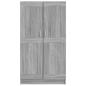 Preview: Bücherschrank Grau Sonoma 82,5x30,5x150 cm Holzwerkstoff