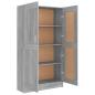 Preview: Bücherschrank Grau Sonoma 82,5x30,5x150 cm Holzwerkstoff