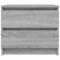 Preview: Nachttische 2 Stk. Grau Sonoma 50x39x43,5 cm Holzwerkstoff