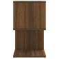 Preview: Nachttisch Braun Eichen-Optik 50x30x51,5 cm Holzwerkstoff