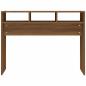 Preview: Konsolentisch Braun Eichen-Optik 105x30x80 cm Holzwerkstoff