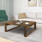 Preview: Couchtisch Räuchereiche 100x100x35 cm Holzwerkstoff