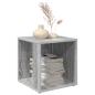 Preview: Beistelltische 33 x 33 x 34 cm Engineered Wood Sonoma-Grau