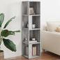 Preview: ARDEBO.de - Corner Cabinet 33 x 33 x 132 cm Engineered wood Sonoma-Grau