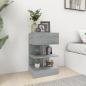 Preview: ARDEBO.de - Nachttische 2 Stk. Grau Sonoma 40x35x65 cm Holzwerkstoff