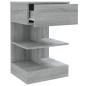 Preview: Nachttische 2 Stk. Grau Sonoma 40x35x65 cm Holzwerkstoff