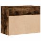 Preview: Schuhbank Räuchereiche 60x30x45 cm Holzwerkstoff