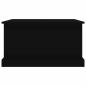 Preview: Truhe Schwarz 70x40x38 cm Holzwerkstoff