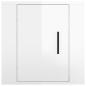 Preview: TV-Wandschrank Hochglanz-Weiß 40x34,5x40 cm