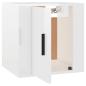 Preview: TV-Wandschrank Hochglanz-Weiß 40x34,5x40 cm