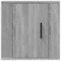 Preview: TV-Wandschränke 2 Stk. Grau Sonoma 40x34,5x40 cm