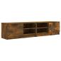 Preview: TV-Schränke 2 Stk. Räuchereiche 80x35x36,5 cm Holzwerkstoff