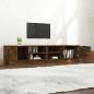 Preview: TV-Schränke 2 Stk. Räuchereiche 80x35x36,5 cm Holzwerkstoff