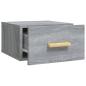 Preview: Wand-Nachttische 2 Stk. Grau Sonoma 35x35x20 cm