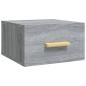 Preview: Wand-Nachttische 2 Stk. Grau Sonoma 35x35x20 cm