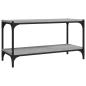 Preview: TV-Schrank Grau Sonoma 80x33x41 cm Holzwerkstoff und Stahl