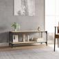 Preview: TV-Schrank Sonoma-Eiche 100x33x41 cm Holzwerkstoff und Stahl