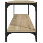 Preview: TV-Schrank Sonoma-Eiche 100x33x41 cm Holzwerkstoff und Stahl