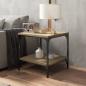 Preview: Beistelltische 2 Stk. Sonoma-Eiche 40x40x40 cm Holzwerkstoff