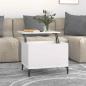 Preview: ARDEBO.de - Couchtisch Weiß 60x44,5x45 cm Holzwerkstoff