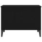 Preview: Couchtisch Schwarz 60x44,5x45 cm Holzwerkstoff