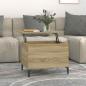 Preview: ARDEBO.de - Couchtisch Sonoma-Eiche 60x44,5x45 cm Holzwerkstoff