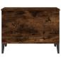 Preview: Couchtisch R?uchereiche 60x44,5x45 cm Holzwerkstoff