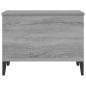 Preview: Couchtisch Grau Sonoma 60x44,5x45 cm Holzwerkstoff