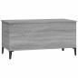 Preview: Couchtisch Grau Sonoma 90x44,5x45 cm Holzwerkstoff