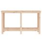Preview: Werkbank 140x50x80 cm Massivholz Kiefer