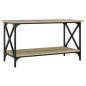 Preview: Couchtisch Sonoma Eiche 80x45x45 cm Holzwerkstoff und Eisen