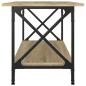 Preview: Couchtisch Sonoma Eiche 80x45x45 cm Holzwerkstoff und Eisen