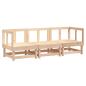 Preview: 3-tlg. Garten-Lounge-Set Massivholz Kiefer