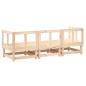 Preview: 3-tlg. Garten-Lounge-Set Massivholz Kiefer