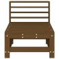 Preview: Garten-Mittelsofas 2 Stk. Honigbraun Massivholz Kiefer
