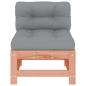 Preview: Mittelsofa mit Kissen Massivholz Douglasie