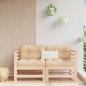 Preview: ARDEBO.de - Ecksofas mit Kissen 2 Stk. Massivholz Kiefer