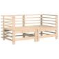 Preview: Ecksofas mit Kissen 2 Stk. Massivholz Kiefer