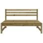 Preview: Garten-Mittelsofas 2 Stk. 120x80 cm Kiefernholz Imprägniert