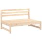 Preview: 2-tlg. Garten-Lounge-Set Massivholz Kiefer